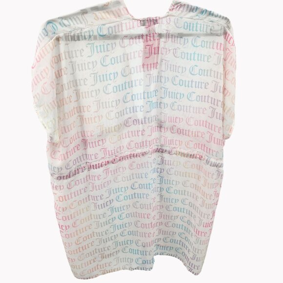 Juicy Couture Womens One size Kimono Swim Cover Up Drawstring Waist - Picture 6 of 7